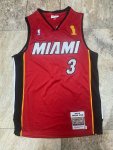 Maillot de Basket #3 Wade Miami Heat 2005-06 authentique Rouge